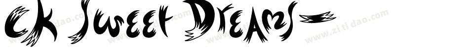 CK Sweet Dreams字体转换